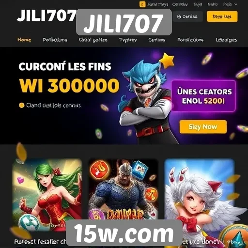 Ofertas promocionais disponíveis no JILI707
